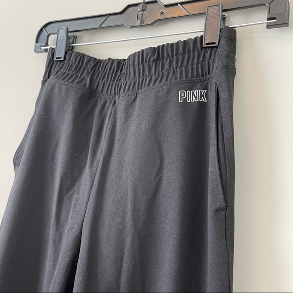 PINK Victoria’s Secret Black High Waisted Jogger Pants Size XS - Picture 5 of 16